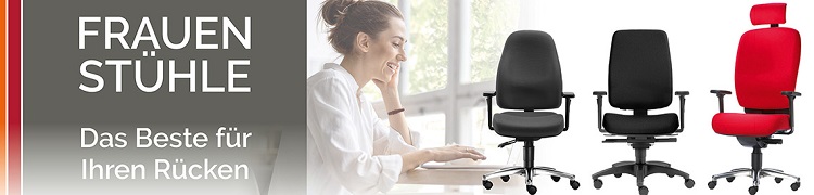 ergonomischer Bürostuhl für Frauen
